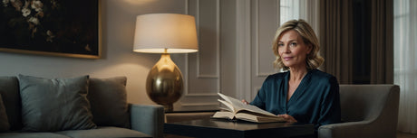 Tilfør hjemmet et elegant look med en bordlampe i sort - UNOLIVING