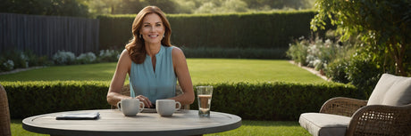 Smarte haveborde i aluminium - UNOLIVING