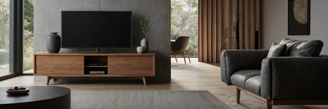 Stort udvalg af TV-borde til fladskærme - UNOLIVING