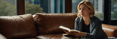 Læder sofa - UNOLIVING