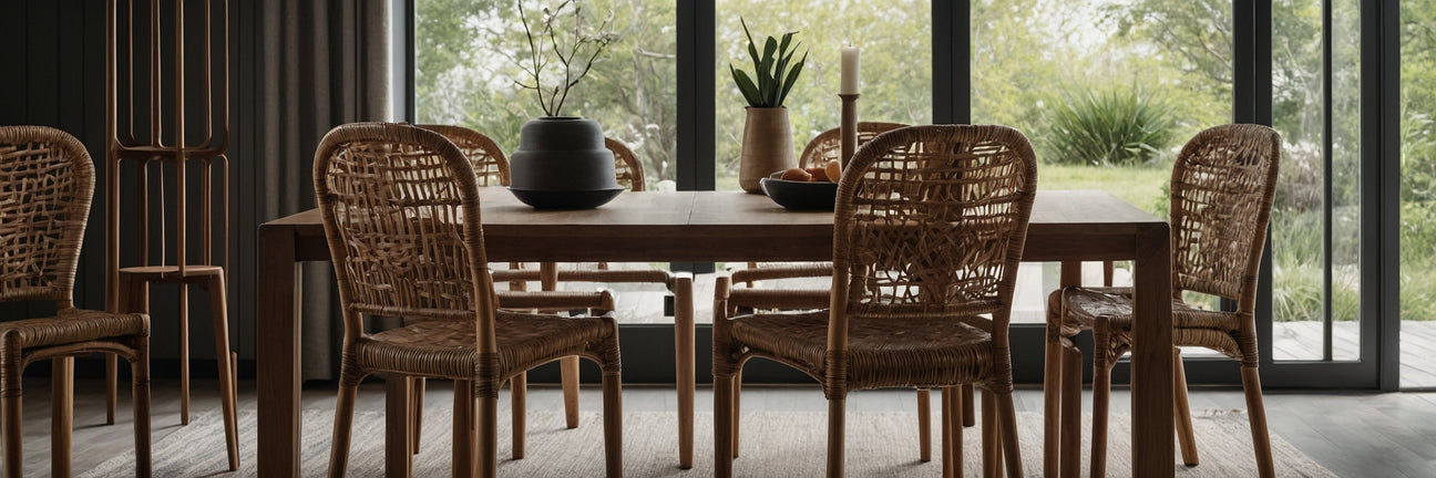 Spisebordsstole i kurveflet - UNOLIVING