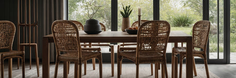 Spisebordsstole i kurveflet - UNOLIVING