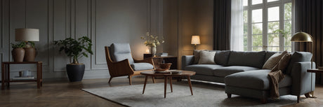 Pift stuen eller rummet op med en smart lænestol i grå - UNOLIVING