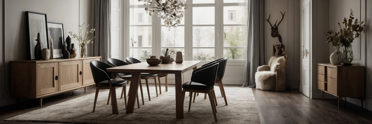 Indret din spisestue med kvalitets spisebordsstole i skind - UNOLIVING