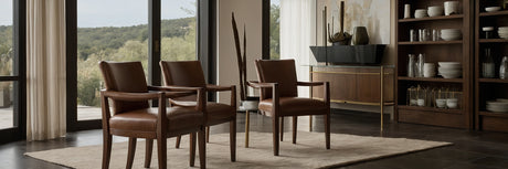 Spisebordsstole i kunstlæder - UNOLIVING