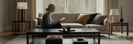 Sorte sofaborde - UNOLIVING