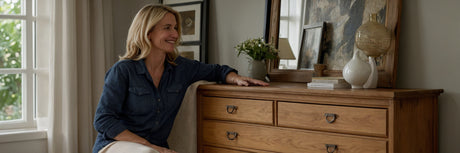 Naturlig skønhed til hjemmet med kommoder i egetræ - UNOLIVING