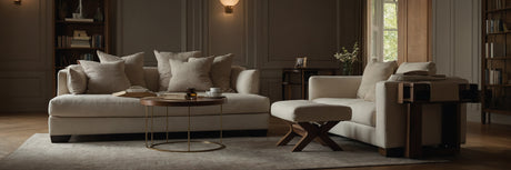 Lænestol med fodskammel - UNOLIVING