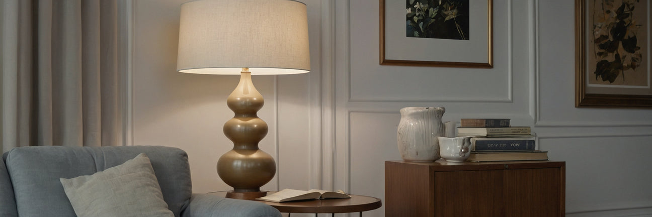 Giv hjemmet mere lys med en bordlampe i hvid - UNOLIVING