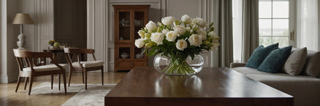 Pift entréen op med et smukt konsolbord hvid - UNOLIVING