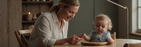 Sikker kvalitets højstol i træ - UNOLIVING