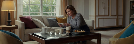 Udnyt hjemmets hjørner med et firkantet bakkebord - UNOLIVING