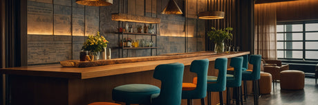 Smarte farvede barstole - UNOLIVING