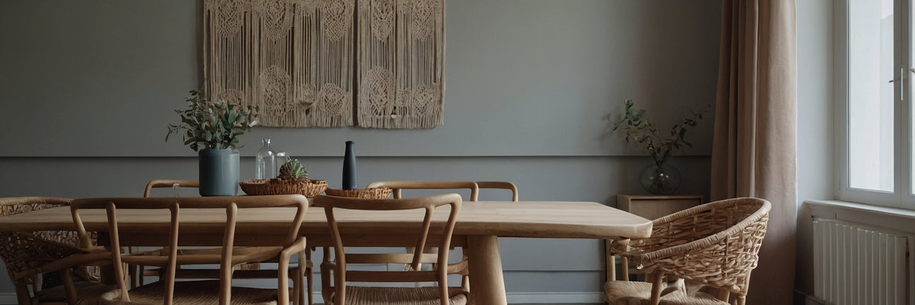Spisebordsstole med fletsæde - UNOLIVING