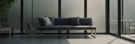 Trendy bænk i stål til det moderne hjem - UNOLIVING