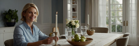 Spiseborde i hvid højglans - UNOLIVING