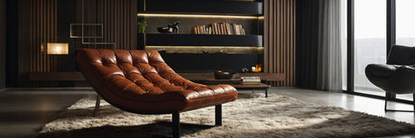 Moderne touch til hjemmet med en læder bænk - UNOLIVING