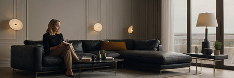 Lædersofaer i sort - UNOLIVING