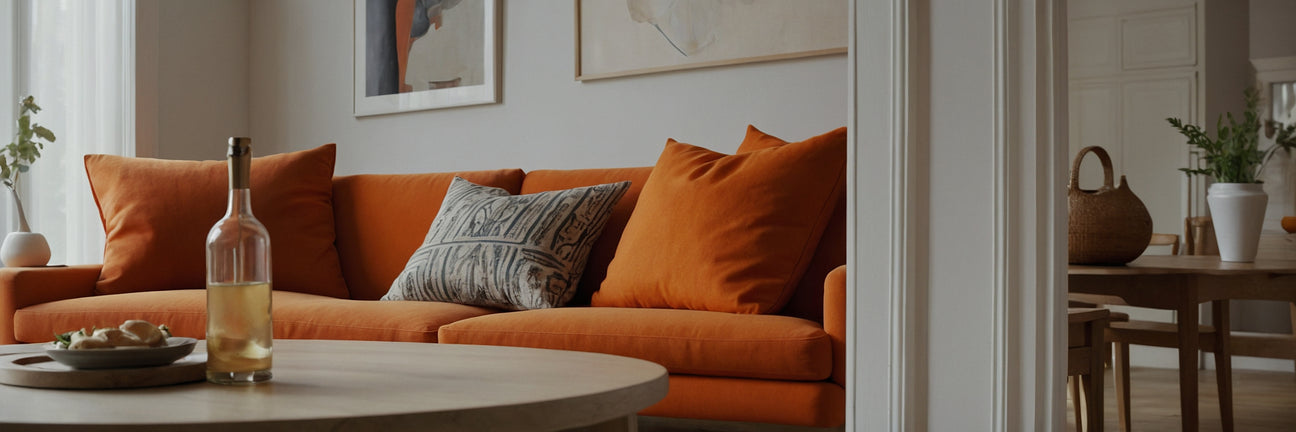 Spred varme i hjemmet med smukke spisebordsstole i orange - UNOLIVING