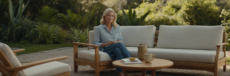 Havesæt med rundt bord - UNOLIVING