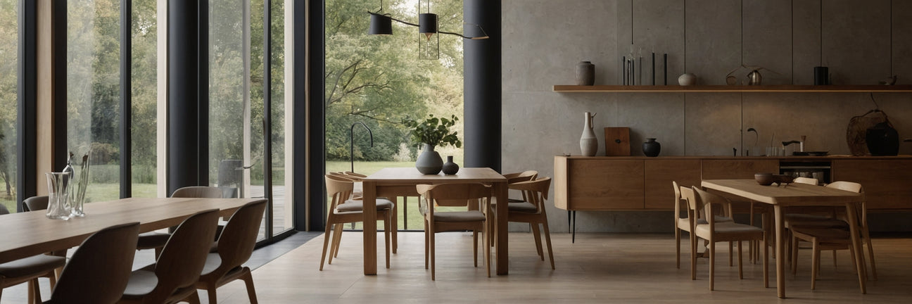 Naturlig twist til indretningen med unikke spisebordsstole i ahorn - UNOLIVING