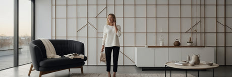 Rumdeler i hvid med 6 rum - UNOLIVING