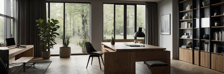 Skrivebord med opbevaring - UNOLIVING