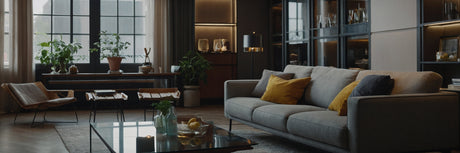 Sofaborde med glasplade - UNOLIVING