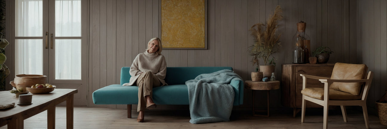 Frisk rummet op med en flot vintage taburet - UNOLIVING