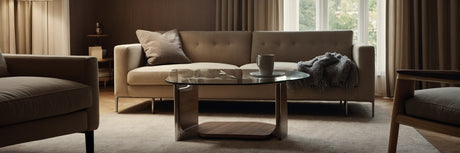 Sofaborde med kromben - UNOLIVING