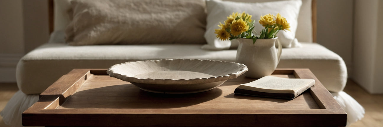 Naturlighed og god kvalitet med et bakkebord i træ - UNOLIVING