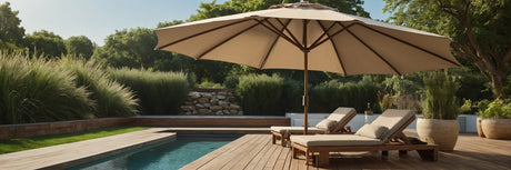 Parasolfod til terrassen, haven eller altanen - UNOLIVING