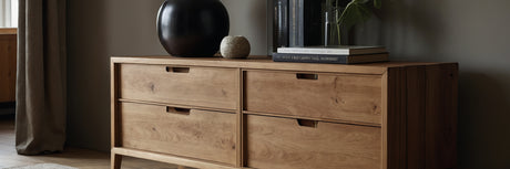 Indret hjemmet naturligt med kommoder i træ - UNOLIVING