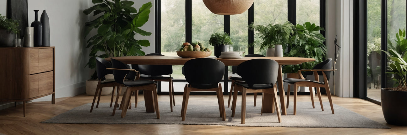 Vær med på moden med en spisebordsstol i sort - UNOLIVING