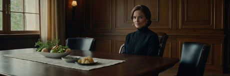 Klassisk elegance til hjemmet med smukke spisebordsstole i mørkt træ - UNOLIVING