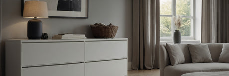 Kommoder i hvid højglans - UNOLIVING