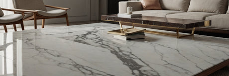 Sofabord i marmor - UNOLIVING