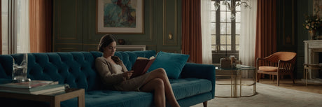 Sofa i fløjl - UNOLIVING