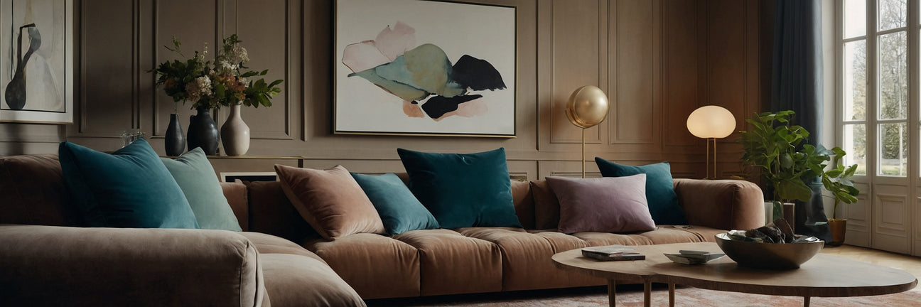 Puffer i velour - UNOLIVING