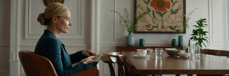 Moderne, klassisk eller romantiskspisebordsstole med træben passer til enhver stil - UNOLIVING