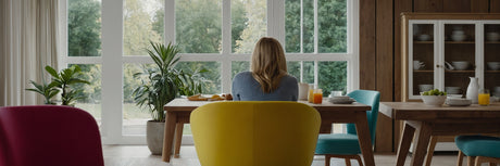 Giv indretningen kulør med spisebordsstole i farver! - UNOLIVING