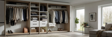 Hvide garderobeskabe - UNOLIVING