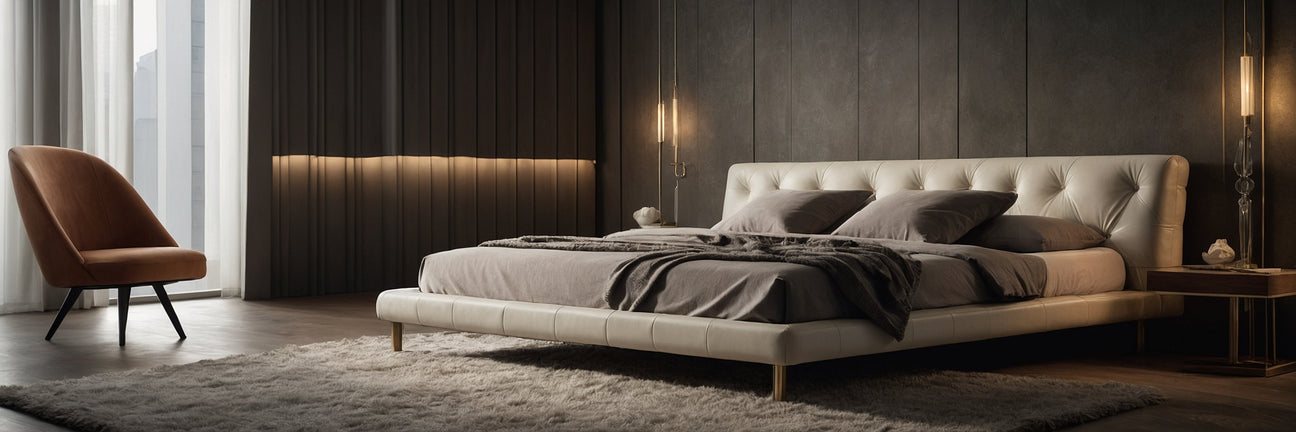 Flot nyt sengestel til soveværelset - UNOLIVING