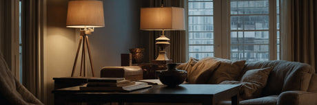 Indret hjemmet cool og råt med en bordlampe i børstet stål - UNOLIVING