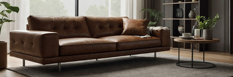 Oplev ægte luksus med flotte nye lædermøbler - UNOLIVING