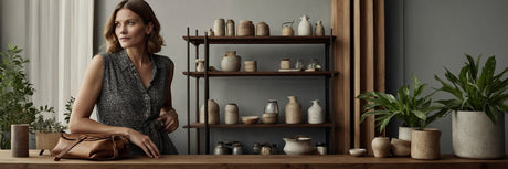 Hylder med læderstropper - UNOLIVING