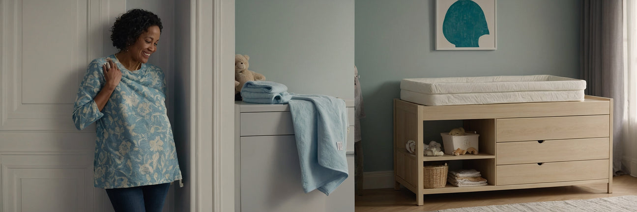 Nyt hvidt puslebord til puslestationen - UNOLIVING