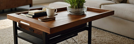 Et bakkebord med håndtag til at tage med overalt - UNOLIVING.COM