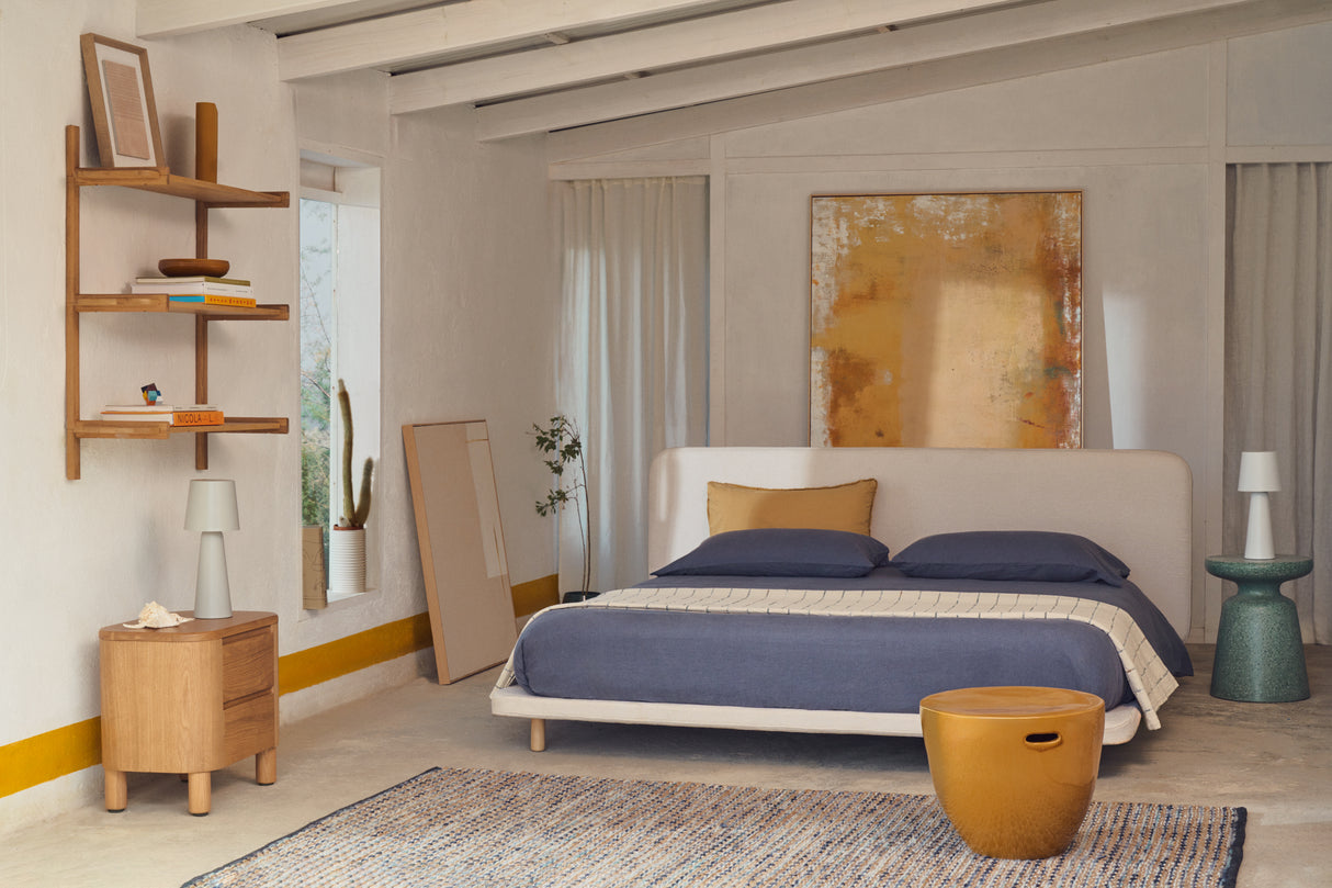 Odum Seng med Betræk 90X200 Cm, Beige