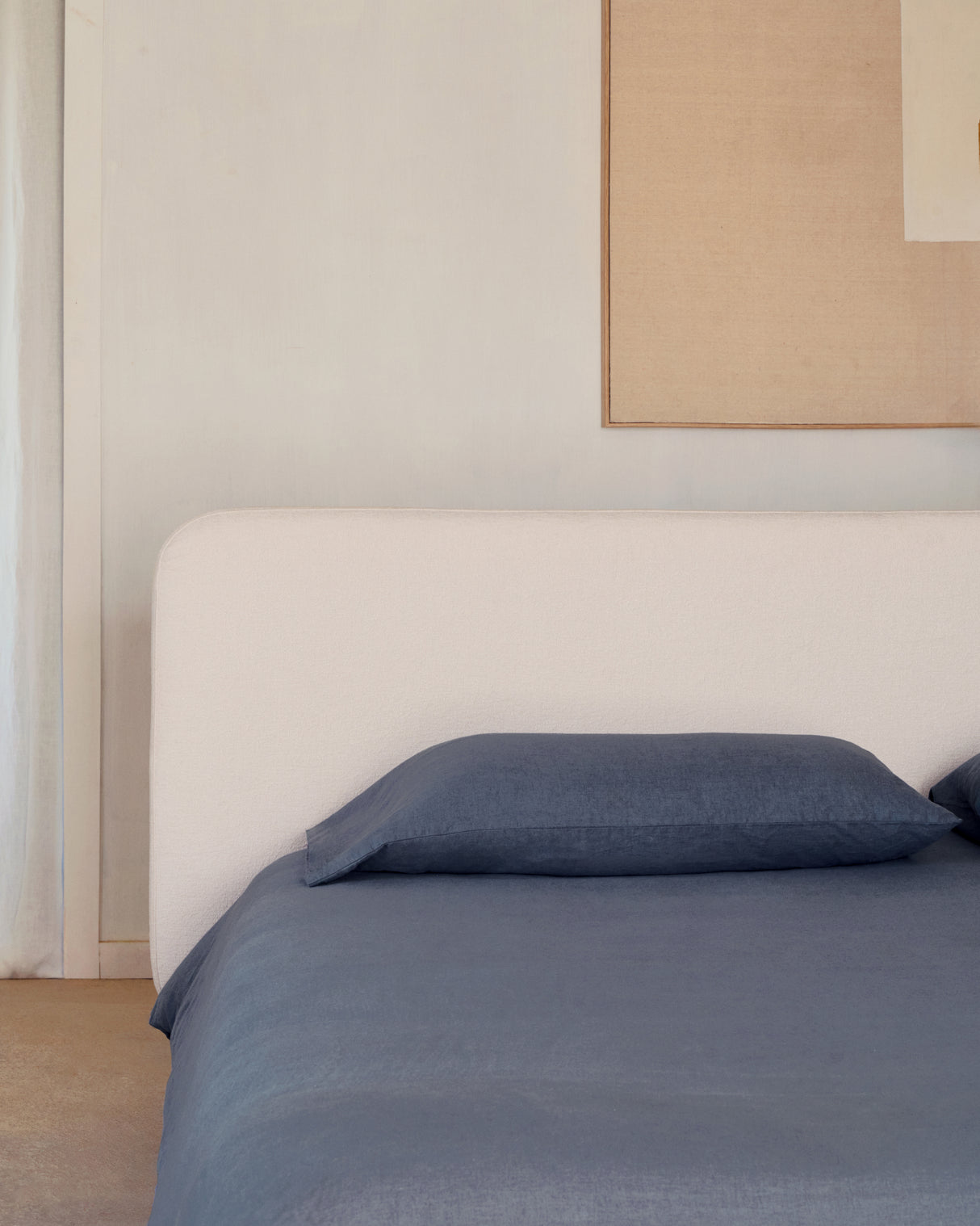 Odum Seng med Betræk 90X200 Cm, Beige